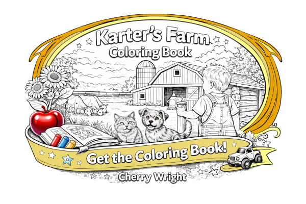 farm coloring page animals kids